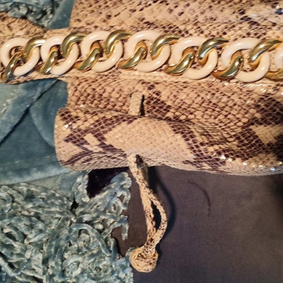 Python Snakeskin Michael Kors hobo bag - Picture 4 of 7